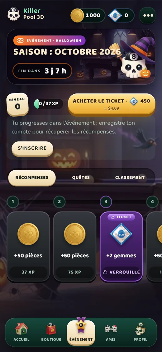 Événement mensuel